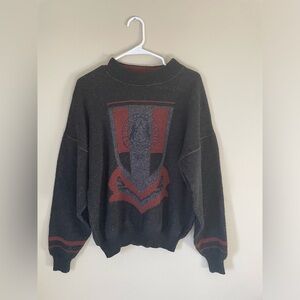 Men's vintage Porto cruz Wool Eclectic Grandpa Crewneck Sweater XL NWOT